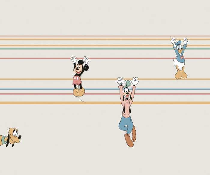 Standard Vlies Mickey Hanging with Friends