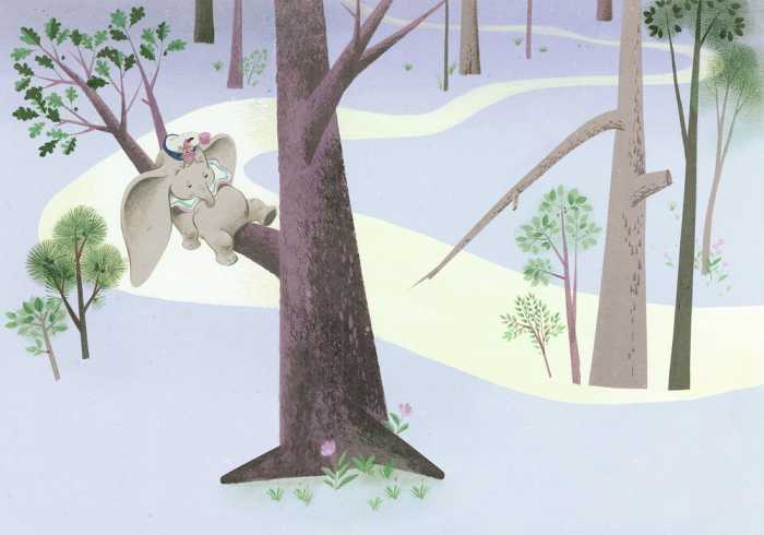 Standard Vlies Dumbo Sleep on Tree