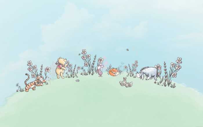 Standard Vlies Winnie the Pooh - Curious Minds