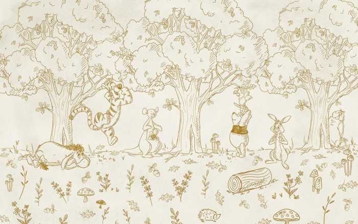 Standard Vlies Winnie the Pooh Outdoors