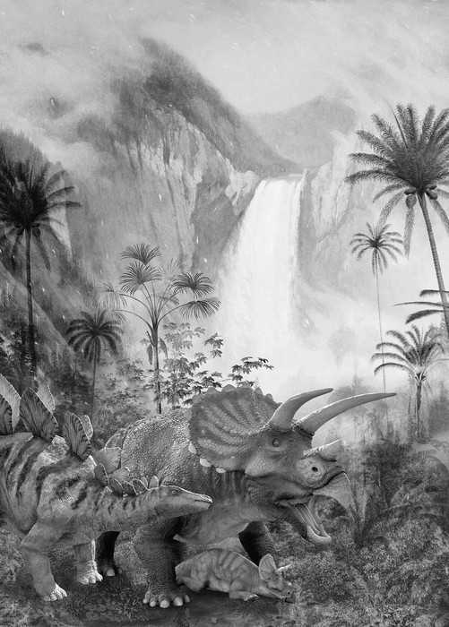 Standard Vlies Jurassic Waterfall