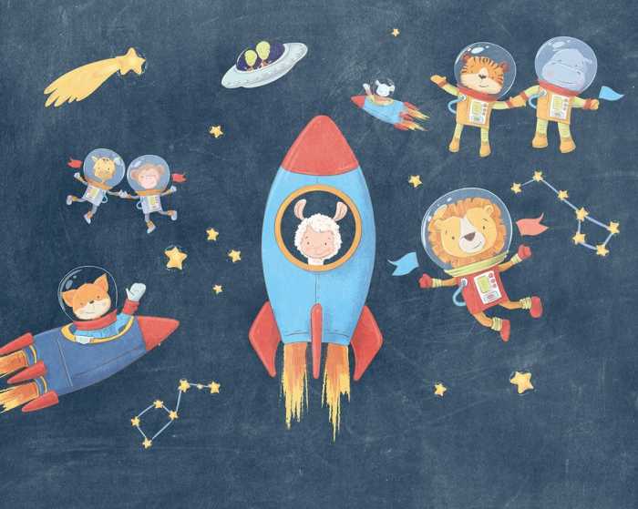 Standard Vlies Friends in Space
