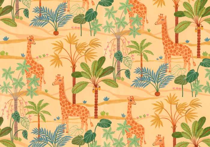 Standard Vlies Giraffe Crew