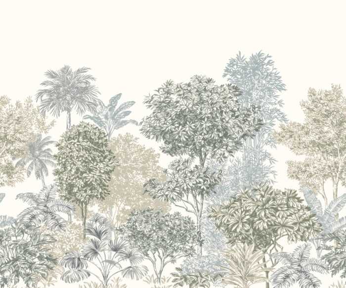 Premium Vlies Painted Palms