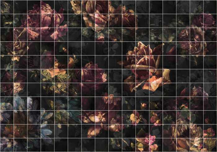 Standard Vlies Tiles Flowers