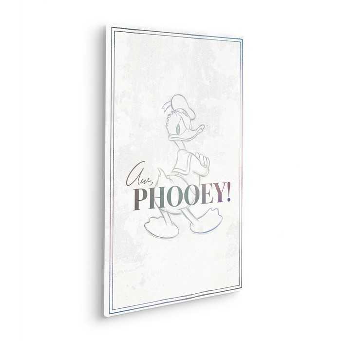 Vlies Bild auf Keilrahmen/ Echtholzrahmen Donald Duck Phooey!