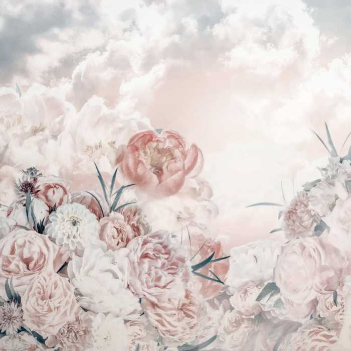 Standard Vlies Blossom Clouds
