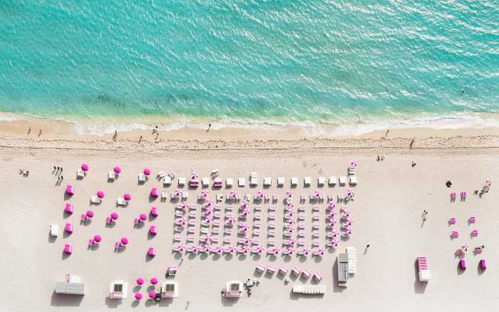 Premium Vlies Pink Umbrella