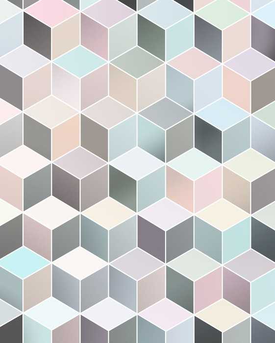 Premium Vlies Cubes Pastel