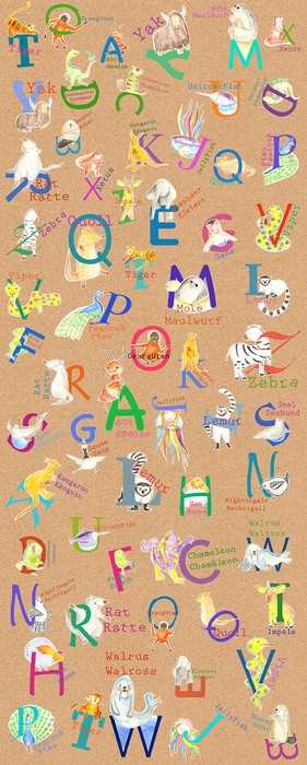 Premium Vlies Animals A-Z
