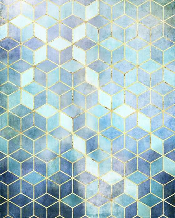 Premium Vlies Mosaik Azzuro