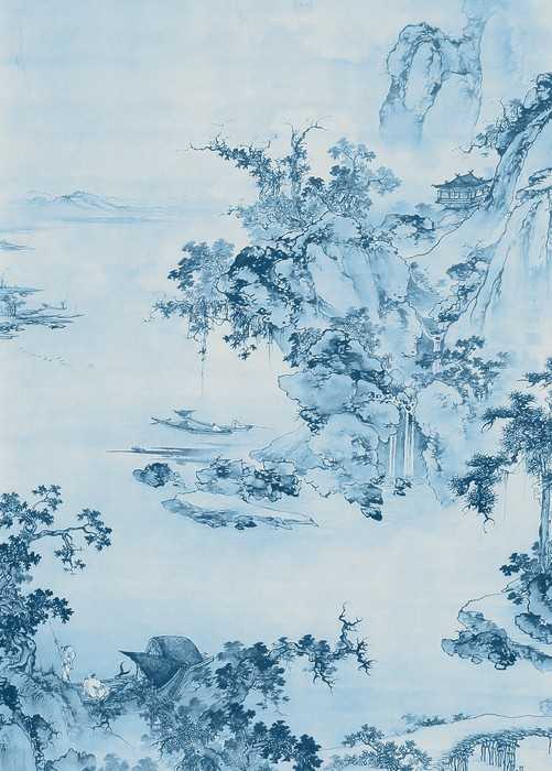 Premium Vlies Blue China
