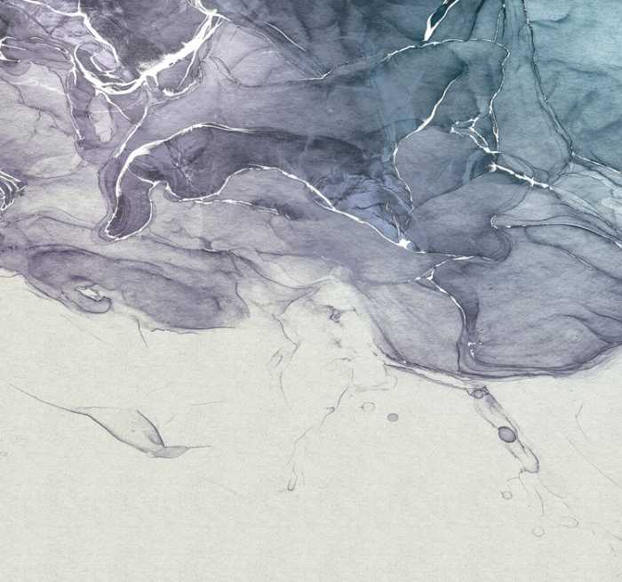 Premium Vlies Ink Blue Fluid