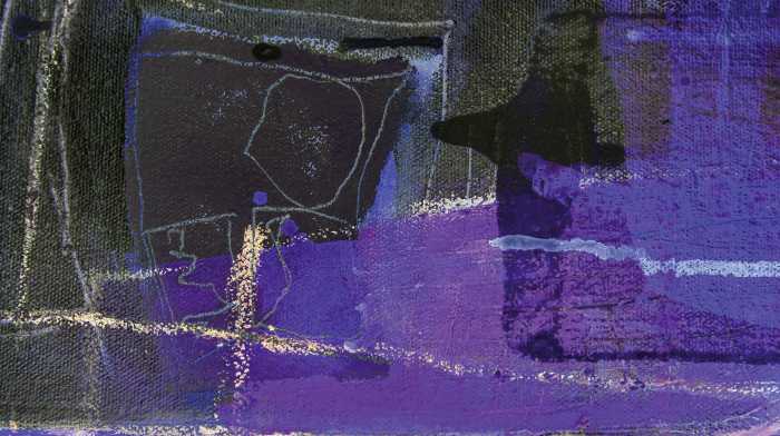 Digitaldrucktapete Rooms Opening darkgrey-violett