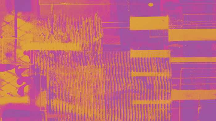 Digitaldrucktapete Fringe Upswept pink-orange