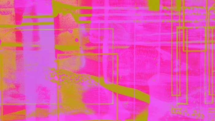 Premium Vlies Columns Hanging pink