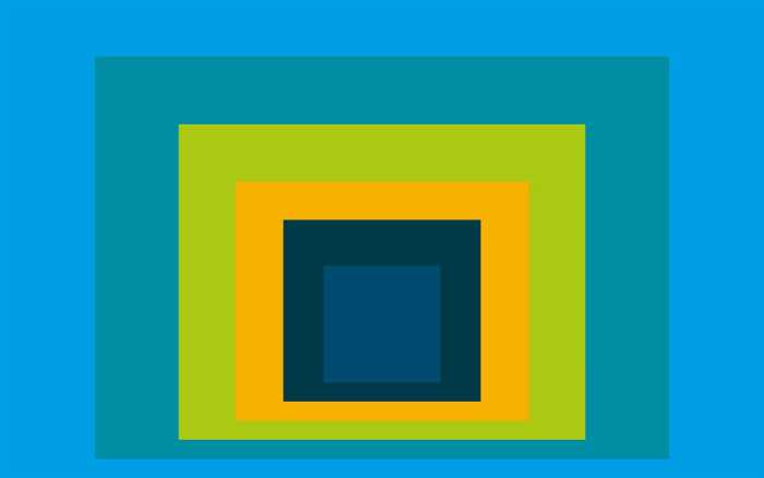 Premium Vlies Blocking Straight cyan