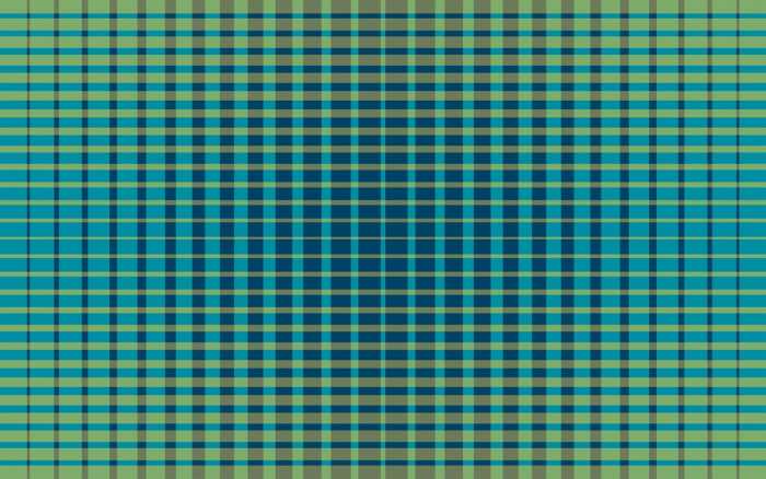 Premium Vlies Chequered blue-turquise