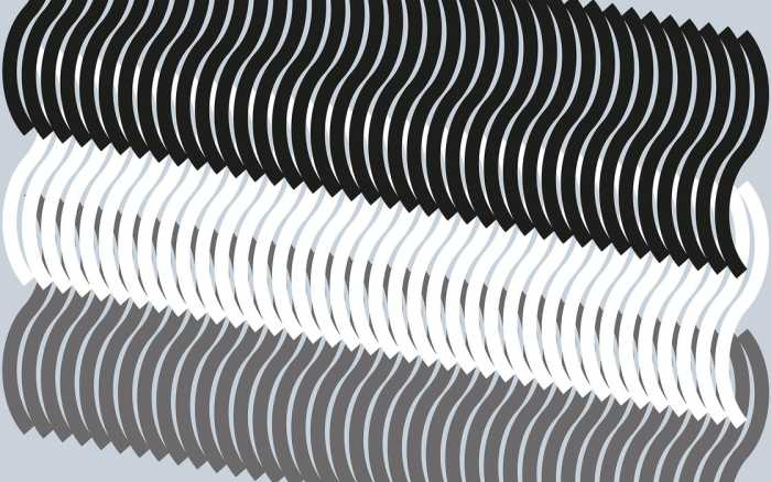 Premium Vlies Comb bleu-blackwhite