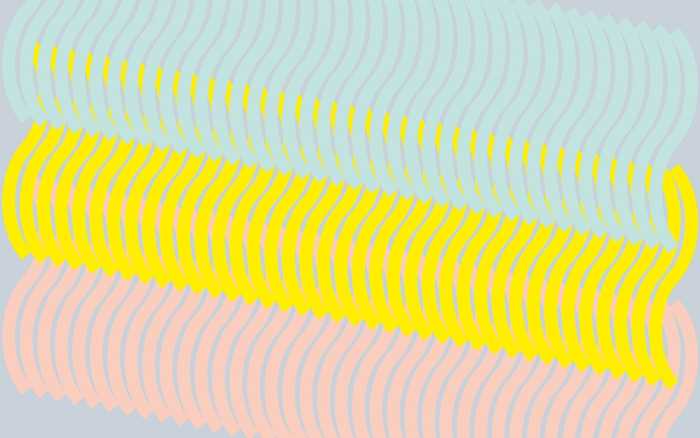 Premium Vlies Comb bleu-yellowapricot