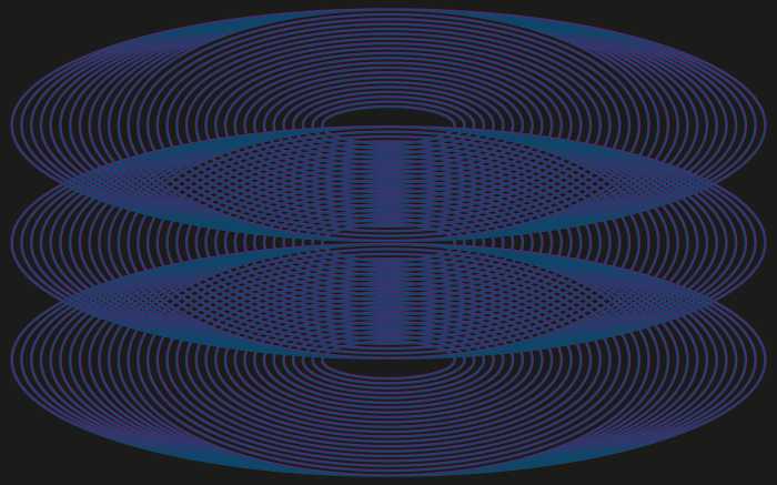Digitaldrucktapete Eyes Wide Open Trio violett-bleu-black