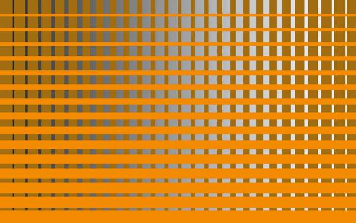Premium Vlies Griddy orangecognac-grey