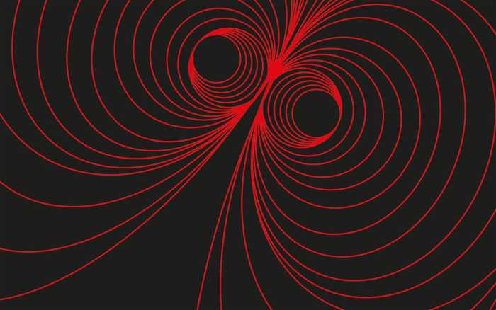 Premium Vlies Infinite Glimpse Duo black-red