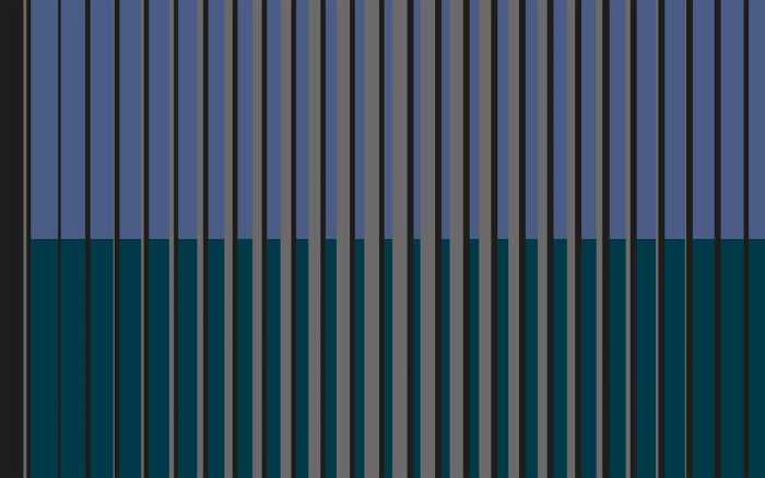Premium Vlies Lamello Mezzo blue-petrolblack