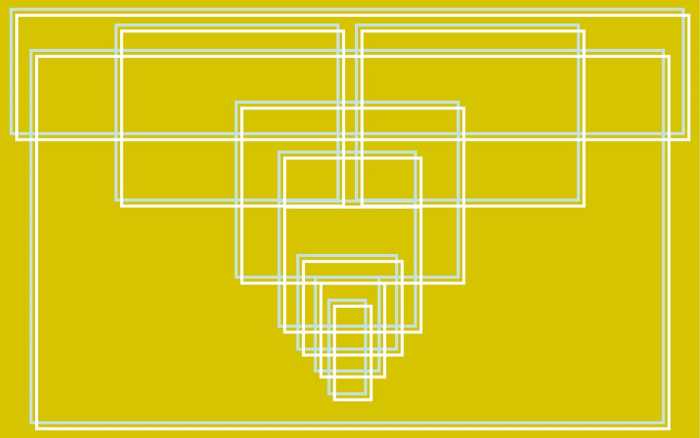 Premium Vlies Mills Board Center icegrey-yellow