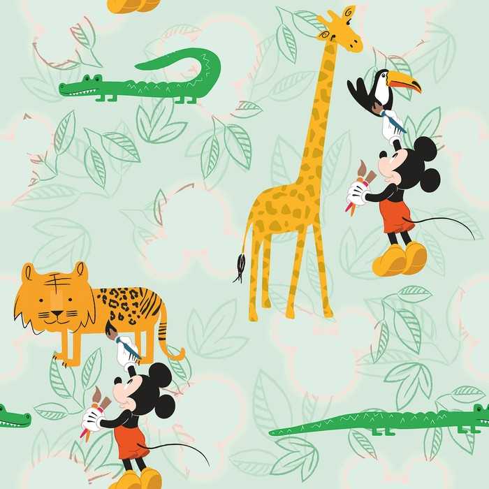 Vlies Mickey Doodle Zoo