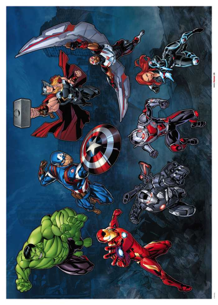Wandtattoo Avengers Crew