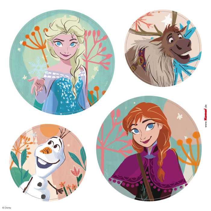 Fenstersticker Frozen Royal Bubbles