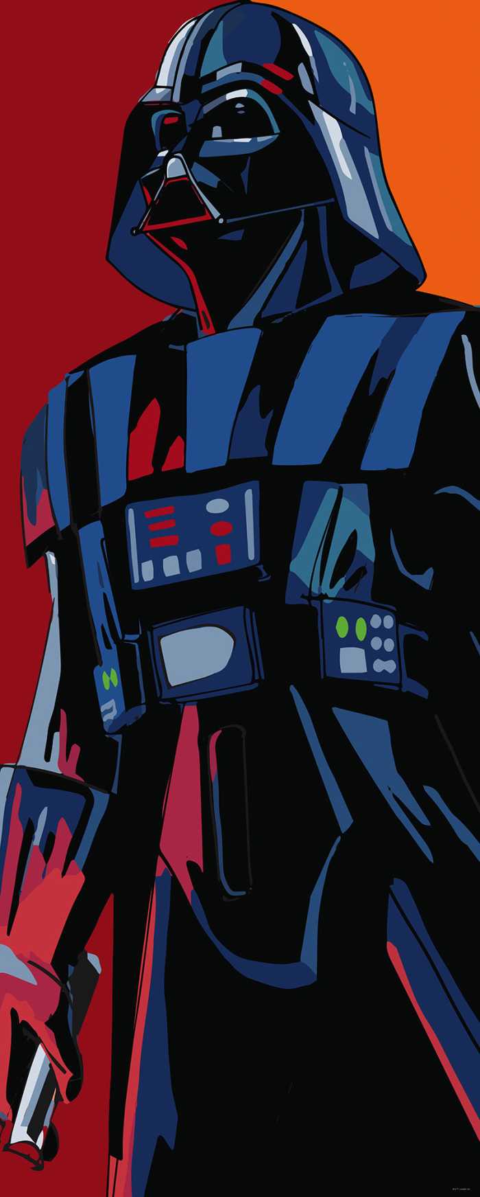 Digitaldrucktapete Star Wars Cyberart by Vader