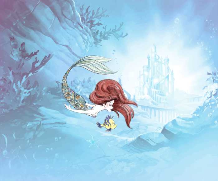 Digitaldrucktapete Ariel - Under the Sea