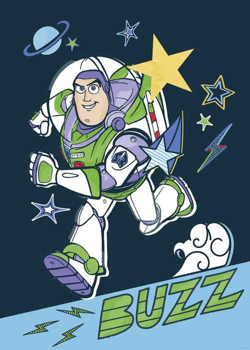Poster Disney and Pixar Toy Story Buzz