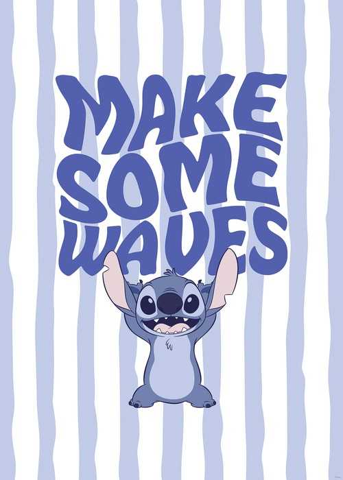 Poster Disney Lilo and Stitch Make Some Waves