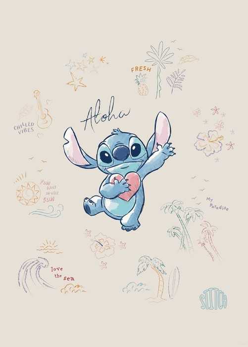 Poster Disney Lilo and Stitch Mahalo