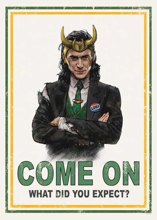 Poster Loki for President