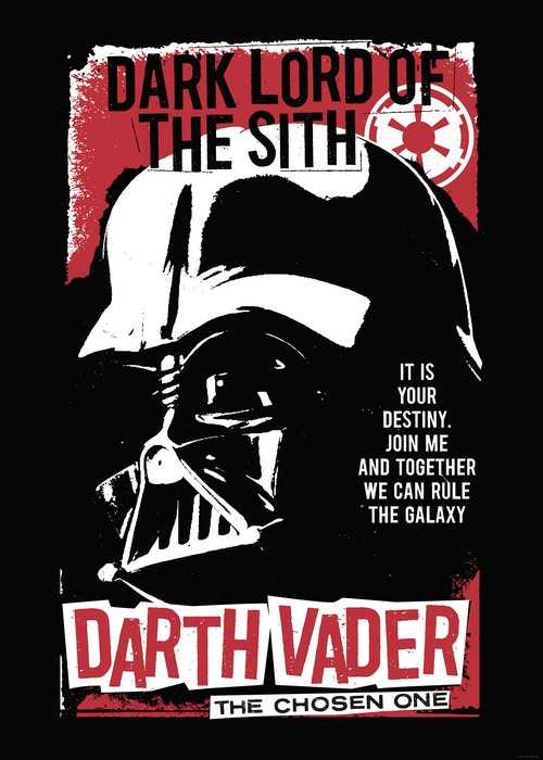 Poster Star Wars Darth Vader The Chosen One