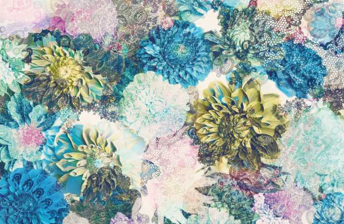 Standard Vlies Frisky Flowers
