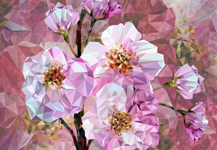 Vlies Blooming Gems