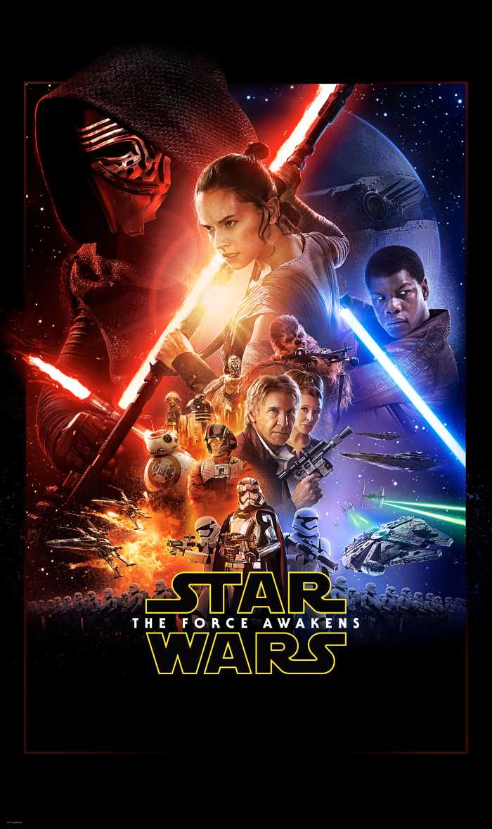 Panel Star Wars EP7 Official Movie Poster