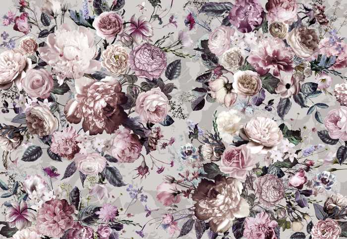 Digitaldrucktapete Lovely Blossoms