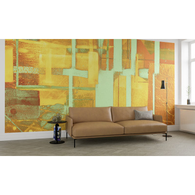 Cuboids Linedup orange-mint