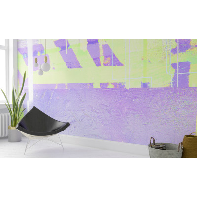 Alleys Rainy yellow-violett