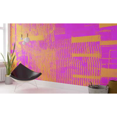 Fringe Upswept pink-orange