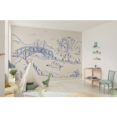 Disney Winnie the Pooh Blue Ink