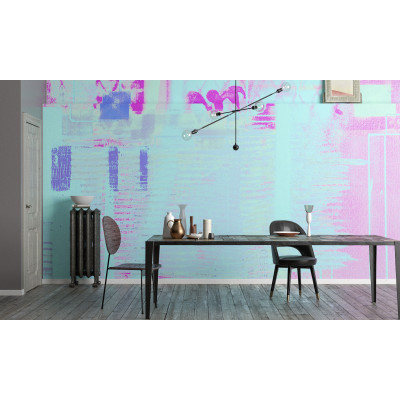 Rhombus Hiding bleu-pink