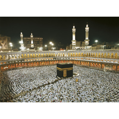 Kaaba at Night