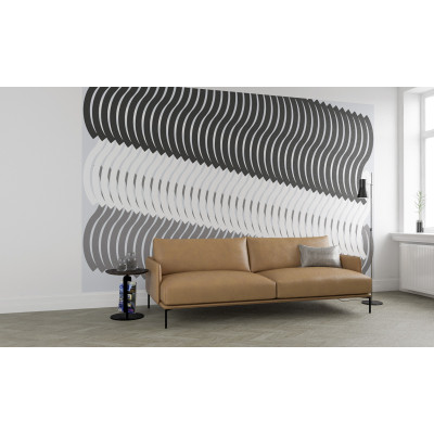 Comb bleu-blackwhite